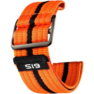 INF Bracelet de montre de sport en nylon pour Garmin Fenix 8/7X/970/965 Orange 22 mm - Publicité INF Bracelet de montre de sport en nylon pour Garmin Fenix 8/7X/970/965 Orange 22 mm - Publicité