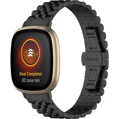 Bracelet en acier inoxydable INF pour Fitbit Versa 3/4/5 - Watch Strap - Publicité Bracelet en acier inoxydable INF pour Fitbit Versa 3/4/5 - Watch Strap - Publicité