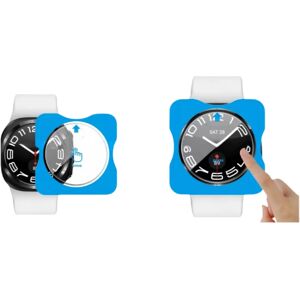 INF Protecteur d'écran en verre trempé pour Samsung Galaxy Watch (paquet de 2) Montre Samsung Galaxy Watch 7 40 mm