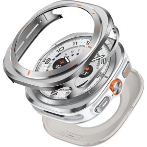 INF Coque en métal pour Samsung Galaxy Watch 7 Ultra, orange titane