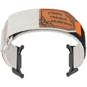 INF Bracelet de montre en nylon tressé pour Samsung Galaxy Watch 7 Blanc