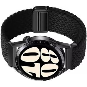 INF Bracelet de montre en nylon tissé de 18 mm pour Huawei/Samsung/Xiaomi Le noir