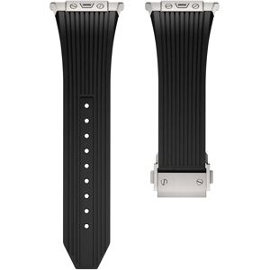 INF Bracelet en silicone premium pour Samsung Galaxy Watch 7 47mm Ultra Le noir