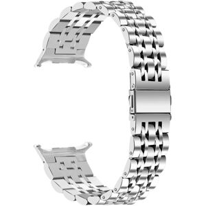 INF Bracelet en Acier Inoxydable 7 Perles Intégré Compatible avec Samsung Galaxy Watch 8 Argent