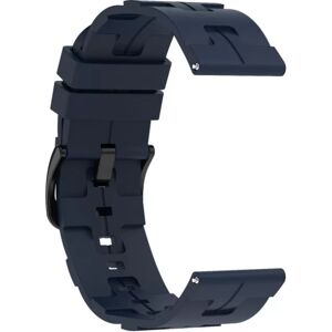 INF Bracelet en silicone universel compatible avec Samsung, Huawei et Garmin Bleu 20 mm
