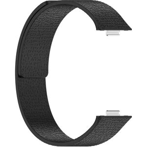 INF Bracelet Magnétique Souple Texture Litchi pour Huawei Fit Le noir