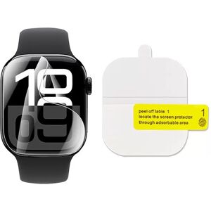 INF Protection d'écran hydrogel HD incurvée compatible avec Apple Watch Series 10 42mm - Positionnement semi-adsorption (Pack
