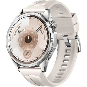 INF Bracelet de montre géométrique en silicone compatible avec Huawei GT6 (boucle argentée) - 22mm Lumière des étoiles