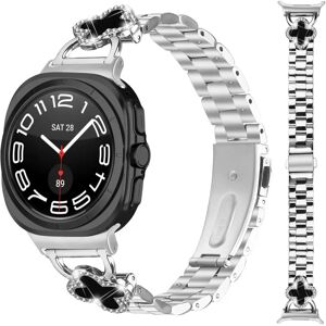 INF Bracelet trèfle en acier inoxydable compatible avec Samsung Galaxy Watch7 47MM