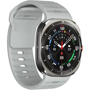 INF Bracelet de montre en silicone pour Samsung Galaxy Watch 7 Ultra Gris