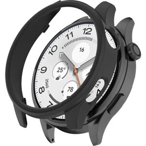 INF Coque demi‑monture PC creuse à strass compatible avec Xiaomi Watch5 - Protection fine et style multi-couleurs Le noir