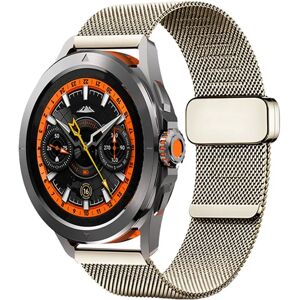 INF Compatible avec Xiaomi Watch S4 41mm, bracelet Milanese magnétique de remplacement en acier inoxydable 22mm Or