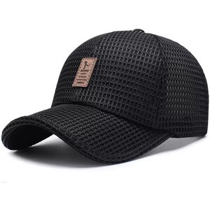 INF Chapeau en maille respirante pour hommes, printemps et été Le noir - Publicité INF Chapeau en maille respirante pour hommes, printemps et été Le noir - Publicité