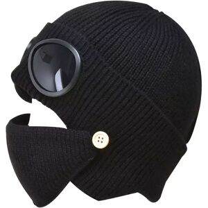 INF Bonnet tricoté avec lunettes et masque - Publicité INF Bonnet tricoté avec lunettes et masque - Publicité