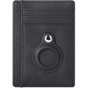 INF Étui portefeuille mince AirTag avec blocage RFID Le noir - Publicité INF Étui portefeuille mince AirTag avec blocage RFID Le noir - Publicité