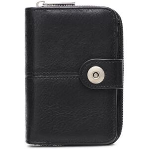 INF Portefeuille femme RFID sécurisé et élégant - Porte-cartes avec porte-monnaie Le noir - Publicité INF Portefeuille femme RFID sécurisé et élégant - Porte-cartes avec porte-monnaie Le noir - Publicité