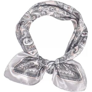 INF Lot de 2 bandanas foulards motif paisley Gris - Publicité INF Lot de 2 bandanas foulards motif paisley Gris - Publicité