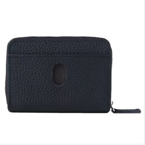 INF Portefeuille en cuir bloquant RFID pour femmes, petit portefeuille compact à deux volets avec poche zippée Le noir - Publicité INF Portefeuille en cuir bloquant RFID pour femmes, petit portefeuille compact à deux volets avec poche zippée Le noir - Publicité
