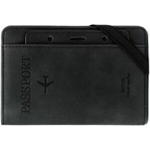 INF Portefeuille anti-RFID - Protège-passeport et organiseur de voyage Le noir - Publicité INF Portefeuille anti-RFID - Protège-passeport et organiseur de voyage Le noir - Publicité
