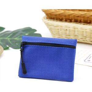 INF Porte-monnaie en tissu Oxford avec fermeture éclair, portefeuille mince Bleu - Publicité INF Porte-monnaie en tissu Oxford avec fermeture éclair, portefeuille mince Bleu - Publicité