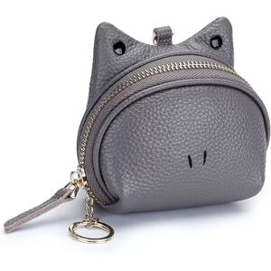 INF Porte-monnaie en cuir pour femme avec emplacements pour cartes, porte-clés et porte-monnaie Gris - Publicité INF Porte-monnaie en cuir pour femme avec emplacements pour cartes, porte-clés et porte-monnaie Gris - Publicité