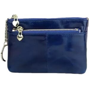 INF Porte-monnaie en cuir véritable, portefeuille bifold compact avec emplacements pour cartes Bleu - Publicité INF Porte-monnaie en cuir véritable, portefeuille bifold compact avec emplacements pour cartes Bleu - Publicité