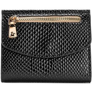 INF Élégant portefeuille multi-fentes pour cartes en cuir PU motif crocodile Le noir - Publicité INF Élégant portefeuille multi-fentes pour cartes en cuir PU motif crocodile Le noir - Publicité