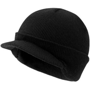 INF Bonnet en tricot pour homme Le noir - Publicité INF Bonnet en tricot pour homme Le noir - Publicité