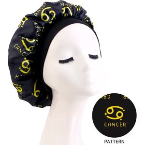 INF Bonnet de Nuit en Satin Imprimé Cancer - Confort et Protection pour Vos Cheveux Modèle 4 - Publicité INF Bonnet de Nuit en Satin Imprimé Cancer - Confort et Protection pour Vos Cheveux Modèle 4 - Publicité