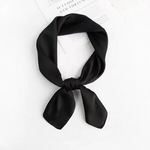 INF Écharpe carrée élégante Le noir - Publicité INF Écharpe carrée élégante Le noir - Publicité