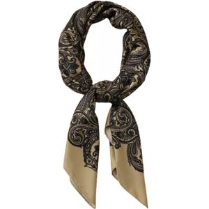INF Élégant foulard carré en satin 90x90CM Or - Publicité INF Élégant foulard carré en satin 90x90CM Or - Publicité