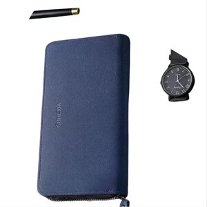 INF Portefeuille Porte-Cartes Grande Capacité Anti-RFID - Style Accordéon - 36 Emplacements Bleu - Publicité INF Portefeuille Porte-Cartes Grande Capacité Anti-RFID - Style Accordéon - 36 Emplacements Bleu - Publicité