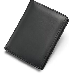 INF Portefeuille en cuir avec blocage RFID pour hommes, portefeuille bifold mince avec porte-monnaie Le noir - Publicité INF Portefeuille en cuir avec blocage RFID pour hommes, portefeuille bifold mince avec porte-monnaie Le noir - Publicité