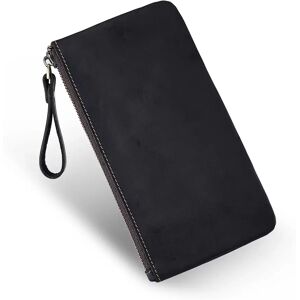 INF Portefeuille porte-clés pour téléphone en cuir Crazy Horse vintage - Publicité INF Portefeuille porte-clés pour téléphone en cuir Crazy Horse vintage - Publicité