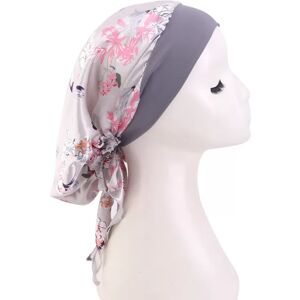 INF Bonnet Chimio en Satin Imprimé avec Liens - Coiffure Confortable - Publicité INF Bonnet Chimio en Satin Imprimé avec Liens - Coiffure Confortable - Publicité