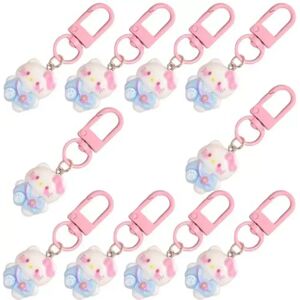 INF Lot de 10 Porte-clés Pendentif Chat avec Nœud Papillon - Accessoire Kawaii - Publicité INF Lot de 10 Porte-clés Pendentif Chat avec Nœud Papillon - Accessoire Kawaii - Publicité