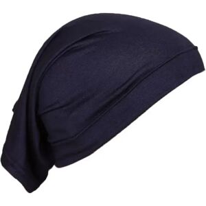 INF Tour de cou et bonnet compatible avec plusieurs couleurs, en coton mercerisé extensible, lot de 2 Bleu marine - Publicité INF Tour de cou et bonnet compatible avec plusieurs couleurs, en coton mercerisé extensible, lot de 2 Bleu marine - Publicité