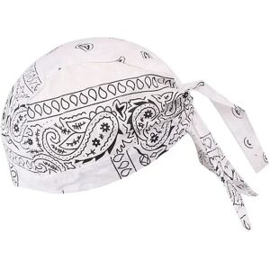 INF Bonnet Bandana Pirate en Coton - Confortable, Respirant et Polyvalent Blanc - Publicité INF Bonnet Bandana Pirate en Coton - Confortable, Respirant et Polyvalent Blanc - Publicité