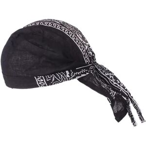 INF Bonnet Bandana Pirate en Coton - Confortable, Respirant et Polyvalent Le noir - Publicité INF Bonnet Bandana Pirate en Coton - Confortable, Respirant et Polyvalent Le noir - Publicité