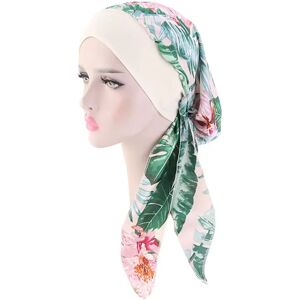 INF Bonnet Turban en Soie Artificielle - Élégant, Respirant et Polyvalent Vert - Publicité INF Bonnet Turban en Soie Artificielle - Élégant, Respirant et Polyvalent Vert - Publicité