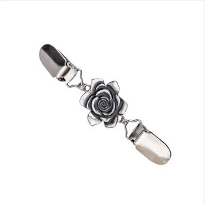 INF Clip Vintage pour Châle - Fermoir Antidérapant pour Gilets et Écharpes Argent - Publicité INF Clip Vintage pour Châle - Fermoir Antidérapant pour Gilets et Écharpes Argent - Publicité