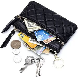 INF Portefeuille court tri-pli pour femme avec plusieurs emplacements pour cartes Le noir - Publicité INF Portefeuille court tri-pli pour femme avec plusieurs emplacements pour cartes Le noir - Publicité