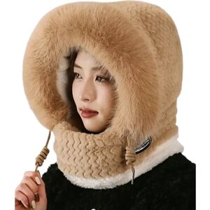 INF Bonnet Cagoule Polaire Douce - Vêtement d'Extérieur Polyvalent Kaki - Publicité INF Bonnet Cagoule Polaire Douce - Vêtement d'Extérieur Polyvalent Kaki - Publicité