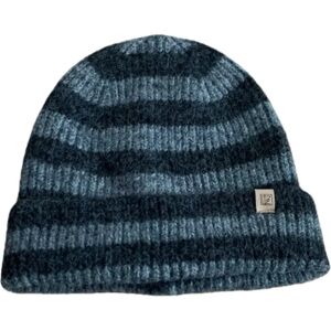 INF Bonnet Tricoté d'Hiver à Rayures et Oreillettes - Chaleur et Style Gris - Publicité INF Bonnet Tricoté d'Hiver à Rayures et Oreillettes - Chaleur et Style Gris - Publicité