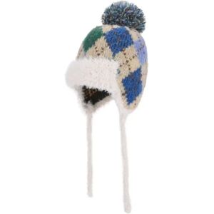INF Bonnet Tricoté Chaud avec Oreillettes - Chapeau Thermique d'Hiver pour l'Extérieur kaki et vert - Publicité INF Bonnet Tricoté Chaud avec Oreillettes - Chapeau Thermique d'Hiver pour l'Extérieur kaki et vert - Publicité