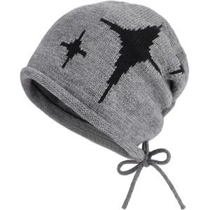 INF Bonnet Tricot Automne Hiver - Chapeau Chaud à Bord Replié avec Protection des Oreilles Gris - Publicité INF Bonnet Tricot Automne Hiver - Chapeau Chaud à Bord Replié avec Protection des Oreilles Gris - Publicité