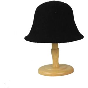 INF Bob en Laine Mélangée Couleur Unie - Chapeau de Pêcheur Coupe-Vent, Chaud et Élégant Le noir - Publicité INF Bob en Laine Mélangée Couleur Unie - Chapeau de Pêcheur Coupe-Vent, Chaud et Élégant Le noir - Publicité
