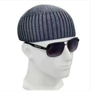 INF Bonnet Tricot Unisexe d'Hiver - Chaud et Élégant Gris - Publicité INF Bonnet Tricot Unisexe d'Hiver - Chaud et Élégant Gris - Publicité