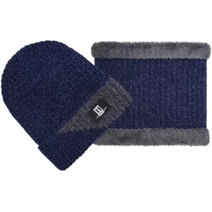 INF Ensemble Bonnet et Écharpe Hiver Chenille - Protection Coupe-Vent Épaissie Bleu foncé - Publicité INF Ensemble Bonnet et Écharpe Hiver Chenille - Protection Coupe-Vent Épaissie Bleu foncé - Publicité