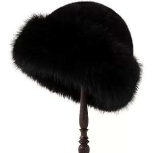 INF Chapeau cloche en fausse fourrure douce - Chapeau mongol chaud d'hiver avec protection des oreilles Le noir - Publicité INF Chapeau cloche en fausse fourrure douce - Chapeau mongol chaud d'hiver avec protection des oreilles Le noir - Publicité